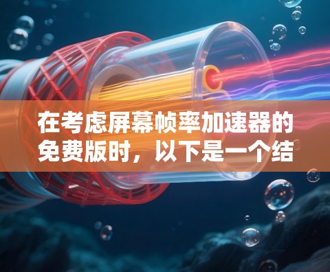 在考虑屏幕帧率加速器的免费版时，以下是一个结构化的总结，帮助您做出明智的选择