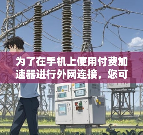 为了在手机上使用付费加速器进行外网连接，您可以按照以下步骤进行操作