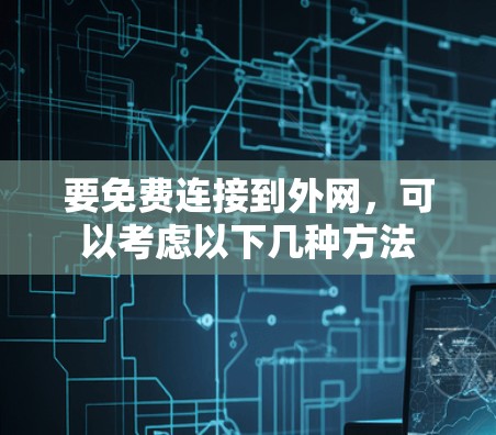 要免费连接到外网,可以考虑以下几种方法 要免费连接到外网,可以考虑以下几种方法