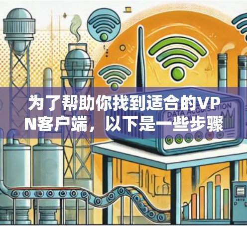 为了帮助你找到适合的VPN客户端,以下是一些步骤性的建议 为了帮助你找到适合的VPN客户端,以下是一些步骤性的建议