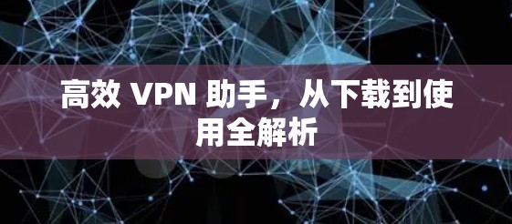 高效 VPN 助手，从下载到使用全解析