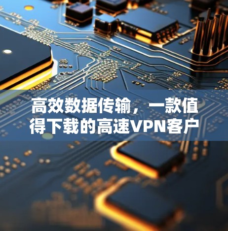 高效数据传输,一款值得下载的高速VPN客户端 高效数据传输,一款值得下载的高速VPN客户端