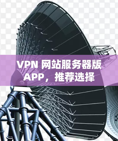 VPN 网站服务器版APP，推荐选择