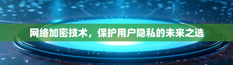 网络加密技术,保护用户隐私的未来之选 网络加密技术,保护用户隐私的未来之选