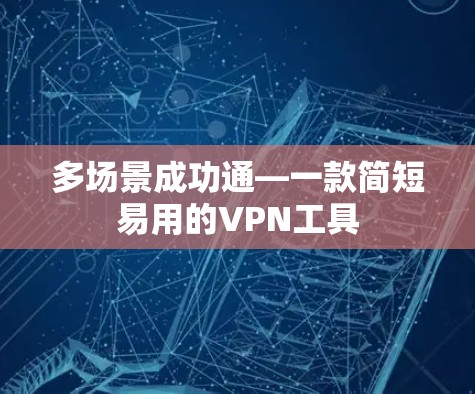 多场景成功通—一款简短易用的VPN工具