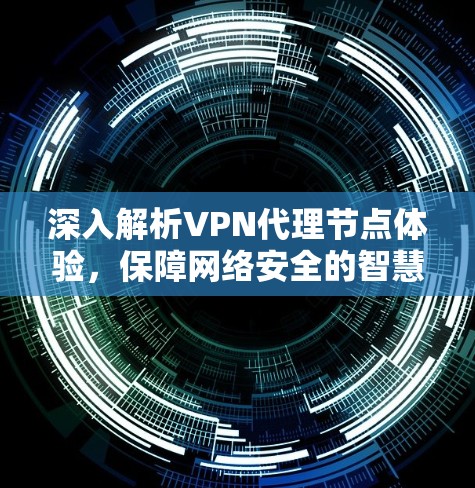 深入解析VPN代理节点体验，保障网络安全的智慧选择